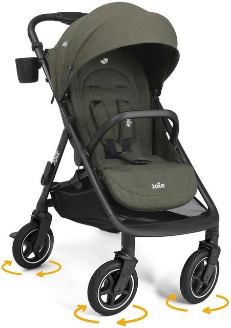 Joie Mydrift City-Sportwagen Buggy in Grün mit Schwenkrädern und Einhand-Faltmechanismus - Bild 1