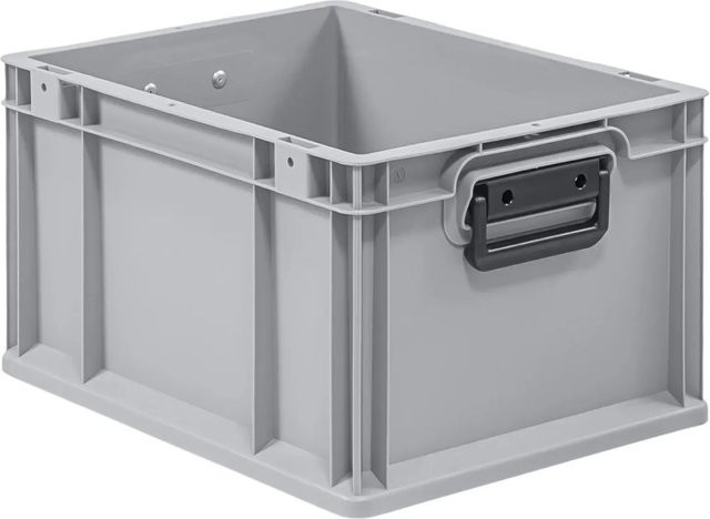 PROREGAL Eurobox Nextgen Portable Duo Transportbehälter Grau H x B x T: 22 x 30 x 40 cm - Bild 1