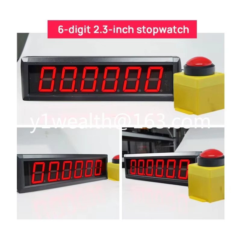 PWS Digitaler Timer, mit Drucktastensteuerung, rote LED-Anzeige - Bild 3