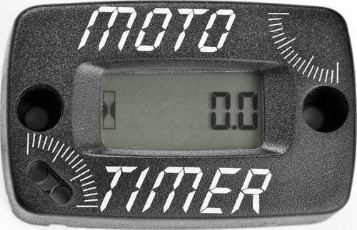 Motogroup Betriebsstundenzähler mit LCD-Display in Grau, Breite: 24,5 mm, Höhe: 12,7 mm, Ziffernhöhe: 6 mm - Bild 1