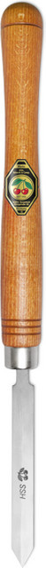 Kirschen Drechslerbeitel Abstechstahl mit Weißbuchenheft, 5 mm, Braun - Bild 1