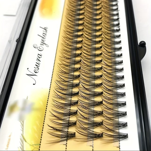 Goodobe Wimpernverlängerungscluster, Black, Unisex, 60 Stück - Bild 1