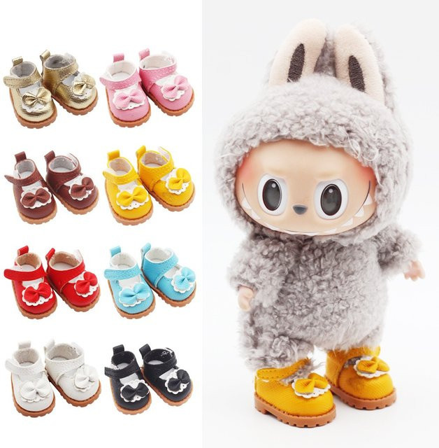 Labubu Lederschuhe und Baumwollschuhe für 17cm und 10cm Puppen - Bild 1