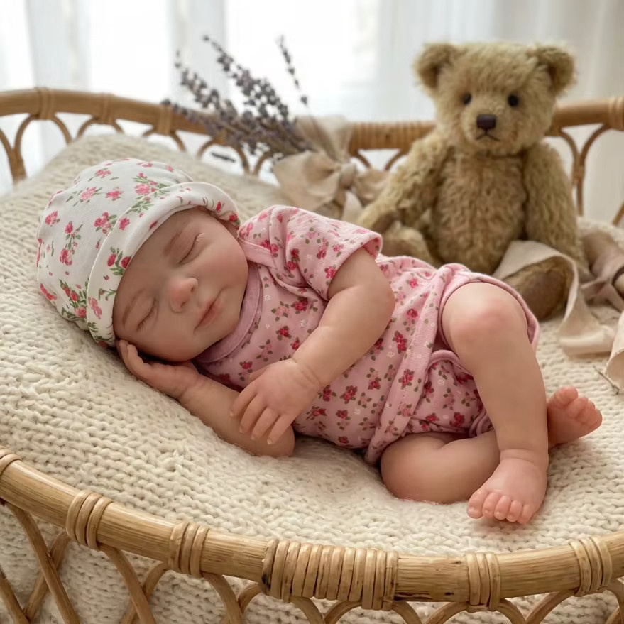 OtardDolls Reborn-Puppe Pascale, Mädchenpuppe, Silikon, 18-Zoll - Bild 2