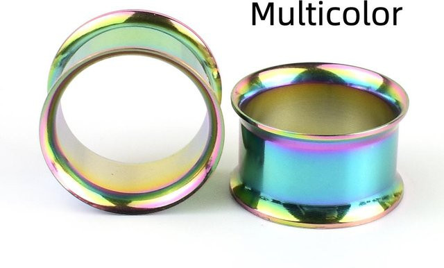 JIAPEIJIA Ohrstöpsel, Edelstahl, Bunt, Unisex - Bild 1