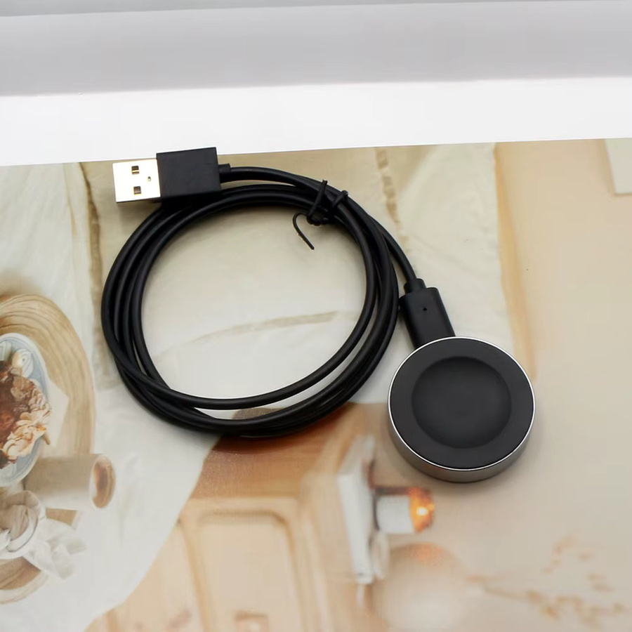 Hujerl Kabelloses Ladegerät aus Metall für Huawei Watch Fit 4, Fit4 Pro, Watch 5, GT 5, GT 6, Watch 4, GT3 und D2 Smartwatch in Schwarz - Bild 3