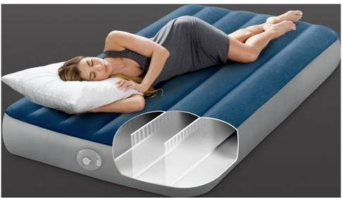 Intex Luftbett 64187NP Blau B: 99 cm, L: 191 cm, H: 25 cm - Bild 1