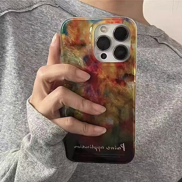 Retro Dopamin Farbblock Silikon Softcover Schutzhülle für Apple iPhone 11 bis 16 Pro Max in Multicolour - Bild 1