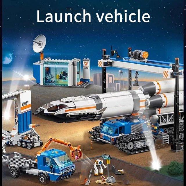 Linyi toy Weltraum Gebäude, Bunt / Mehrfarbig, ab 6 Jahren - Bild 1