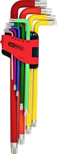 KS Tools Vielzahn XZN Winkelstiftschlüssel-Satz XL, 9-teilig - Bild 1
