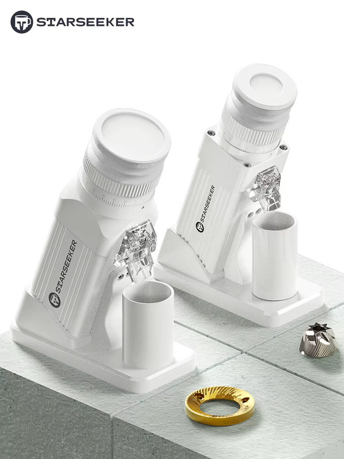 Starseeker E64 Elektrische Kaffeemühle mit 64mm Titan-Flachmahlwerk, stufenlose Mahlgradeinstellung, Schwarz - Bild 2