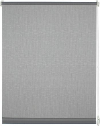 Gardinia Easyfix Rollo semi-transparent, grau, Polyester, B: 120 cm, H: 150 cm - Bild 1