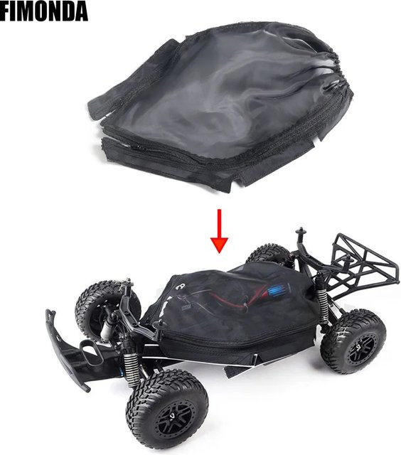 Fimonda Staubschutzhülle aus Nylongewebe mit Reißverschluss für 1/10 RC Short Course Truck Chassis - Bild 1