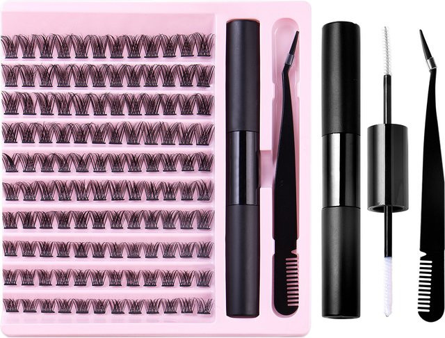 lonzunin Wimpernverlängerungsset, Black, Unisex - Bild 1