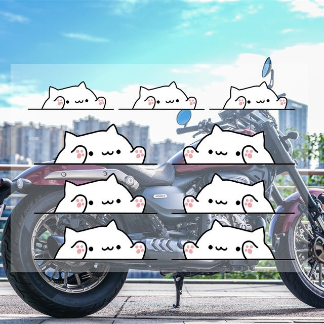 Bongo Cat Aufkleber-Set in Multicolor aus Papier - Bild 1
