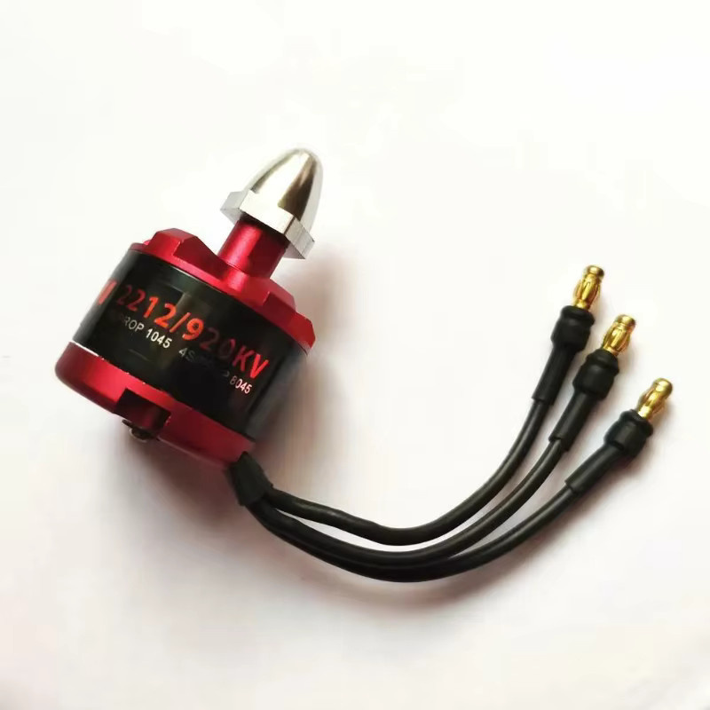 Foxhound Bürstenloser Motor, CW/CCW, 2212 920KV, 4-teiliges Set, Metall, Rot - Bild 3