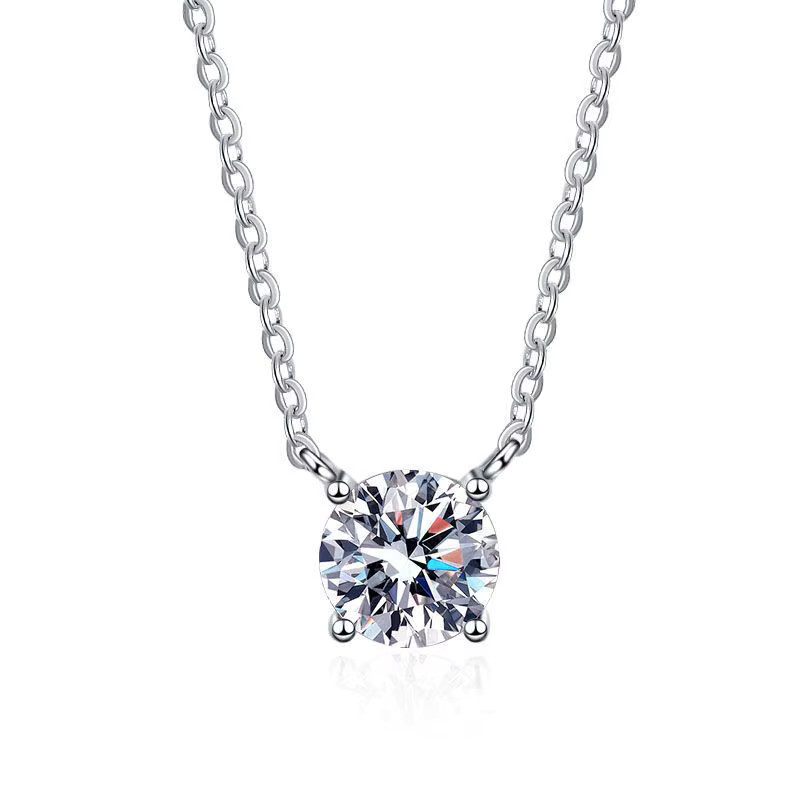 Halskettenanhänger 925 Sterlingsilber, 5A-Zirkon, Damen - Bild 2