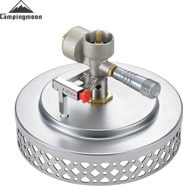 CAMPINGMOON Scott PG-4 Propan-Campingkocher in Silber mit windgeschütztem Kochkopf und großem Durchmesser - Bild 1
