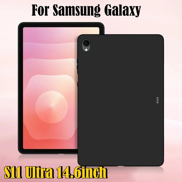 Silikon-TPU-Hülle für Samsung Galaxy Tab S11 Ultra, S10 Lite, S9 FE, S8, S7, A11, A9 Plus in Schwarz - Bild 1