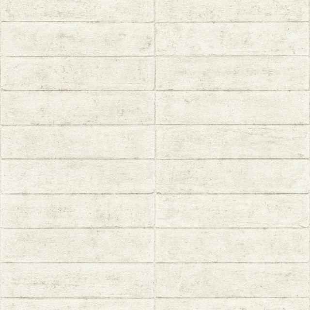 Rasch Vliestapete Factory V Betonsteine Weiß-Kalkstein in Steinoptik mit geometrischem Industrial-Design, B: 0,53 m, L: 10,05 m - Bild 1