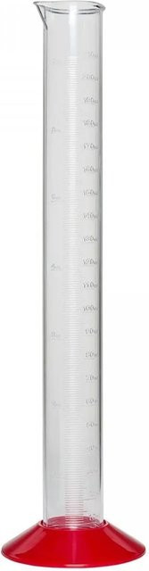 Ich-Zapfe Messzylinder aus transparentem Kunststoff mit Graduierung, 210 ml, Höhe: 31 cm, Durchmesser: 3,2 cm - Bild 1