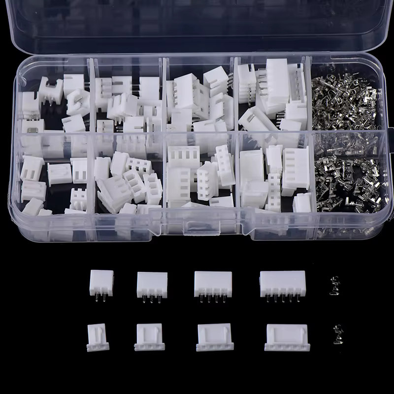 XH Terminal Kit JST Stecker Set mit 230 Teilen, 2,54mm Pitch, Weiß - Bild 3