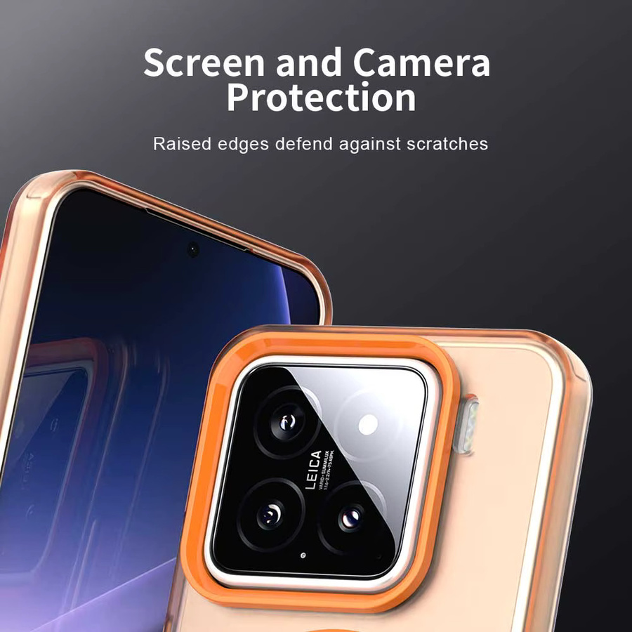 Magnetische Schutzhülle im Candy-Design für Xiaomi 15, 14 Pro und 14T Pro, farbiges Hard Case mit MagSafe-Kompatibilität und Anti-Drop-Schutz - Bild 6