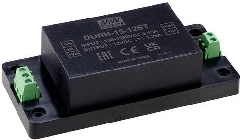 MEAN WELL DDRH-15-05ST DC/DC-Wandler-Baustein 5 V/DC Schwarz - Bild 1