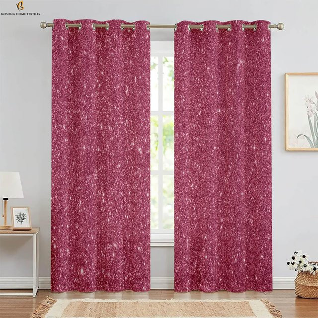 Yiran Furniture Regenbogen Vorhänge im minimalistischen Stil, transparent, mehrfarbig, 2er-Set, Breite: 50 cm, Höhe: 130 cm - Bild 1