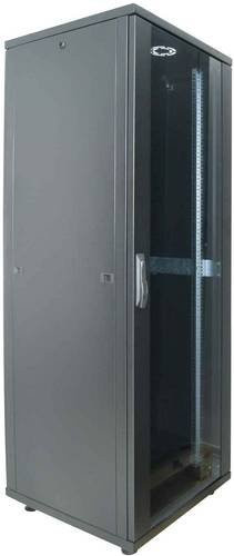 Intellinet 19 Zoll Netzwerkschrank Basic Line, 42HE, schwarz, B: 60 cm, H: 203,3 cm, T: 80 cm - Bild 1