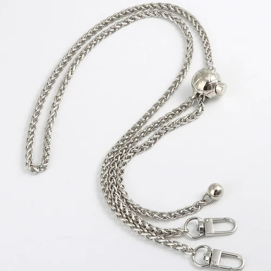 Taschenketten Metall, Goldene silbrige, Unisex - Bild 1
