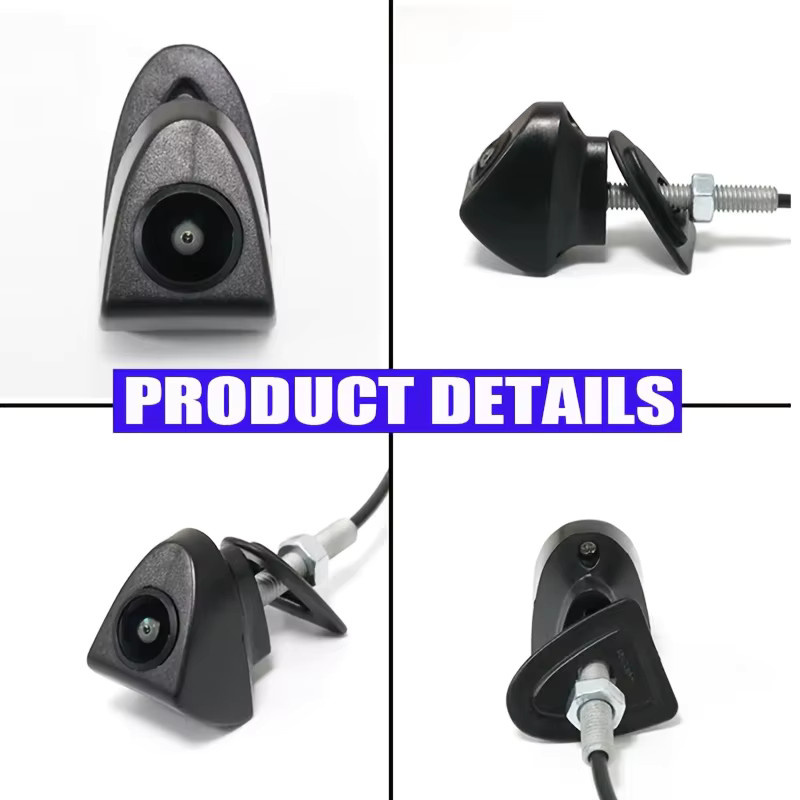 QueenDer Frontkamera für Toyota Camry, Aurion, Avalon, Aygo-X, Corolla, Auris und Etios in Schwarz - Bild 5