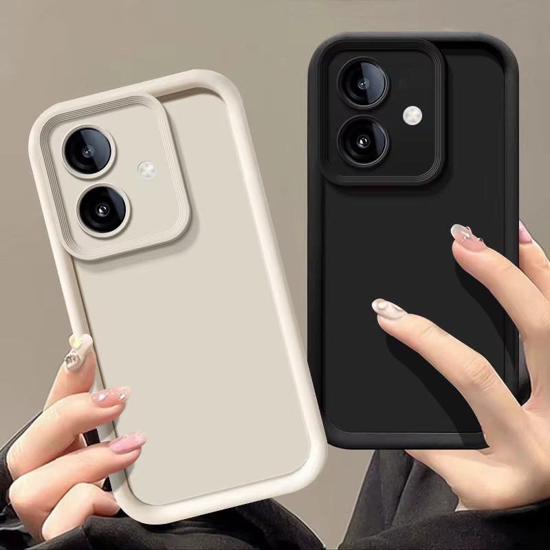Sturzsichere Handyhülle für OPPO A3 5G, A3x, A40, A40M, A5i, A60 5G und A20 4G in Schwarz mit luxuriösem Candy Matte Finish - Bild 2