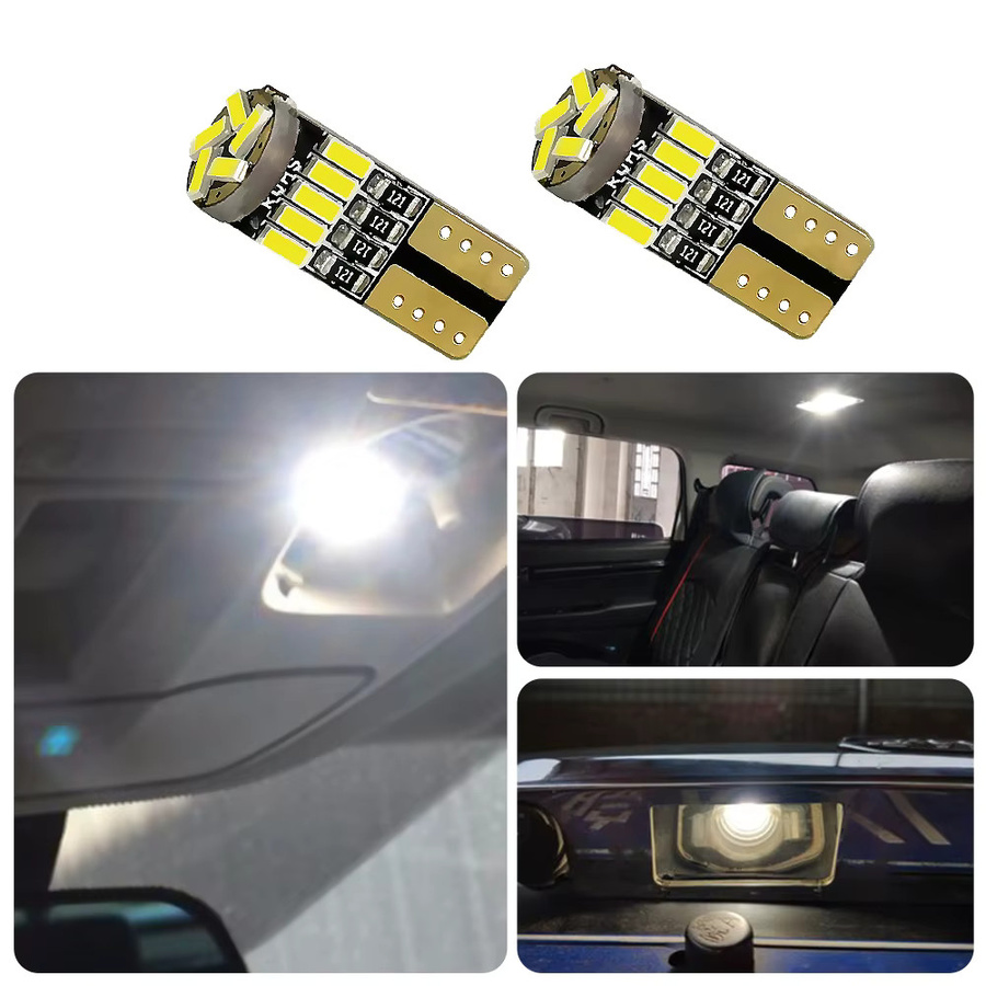2 Stück LED Keil-Innenraumbeleuchtung W5W WY5W 5W5 für Auto Innenlicht, Dome- und Kartenlampe sowie Kofferraum, 12 V - Bild 4