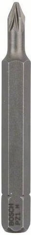 Bosch Kreuzschlitz-Bit PZ 1 C 6.3 aus Stahl, 3 Stück, Silber - Bild 1
