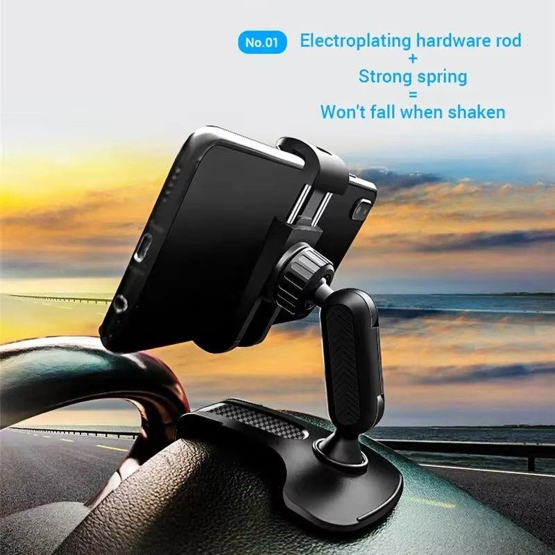 Universelle Autotelefon Halterung für das Dashboard in Schwarz zur GPS Navigation für iPhone, Xiaomi, Redmi, Samsung und Huawei - Bild 4