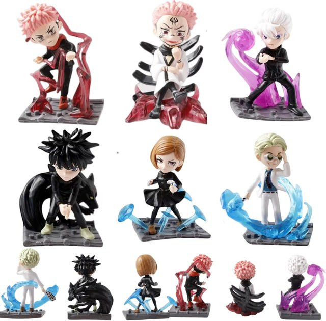 Bandai Jujutsu Kaisen Anime-Figuren Satoru Gojo und Sukuna Sammlermodelle in 6 verschiedenen Stilen - Bild 1