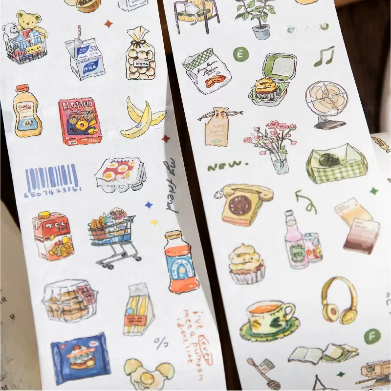 Journal GO Washi Tape Mini Light Life Multicolor B: 6 cm, L: 200 cm - Bild 5