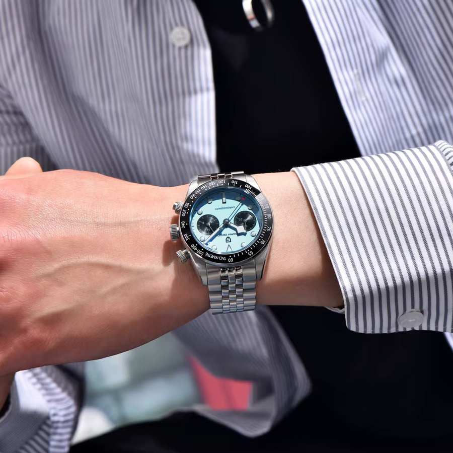 Pagani Design Chronograph, Quarz, Edelstahl, Keramiklünette, Herren - Bild 2
