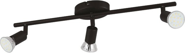 Eglo Spot Buzz LED 3-flammige Deckenleuchte Schwarz, B/T/H: 48,5 x 6,5 x 6,5 cm - Bild 1