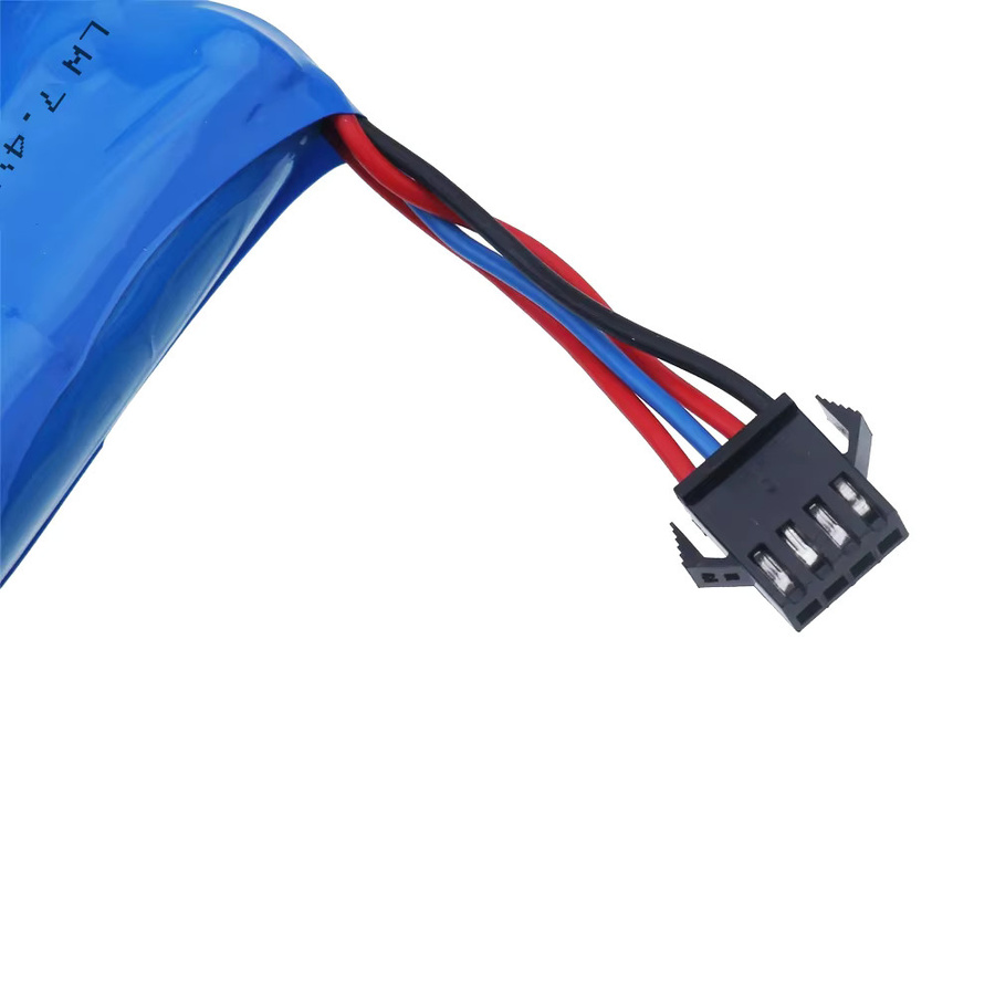 RC.BURST Li-Ion Akku-Set 7,4 V SM-4P 14500 Lipo mit Ladegerät 1600 mAh Blau für RC Spielzeugautos und Wasser-Kugel-Pistolen - Bild 3