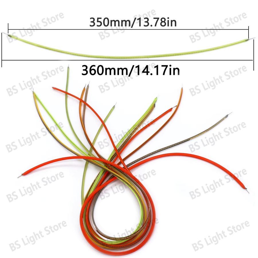 Flexibles LED-Filament 3V für Retro Edison Glühbirnen, RGB Multicolour, Länge: 36 cm, 2200K - Bild 2