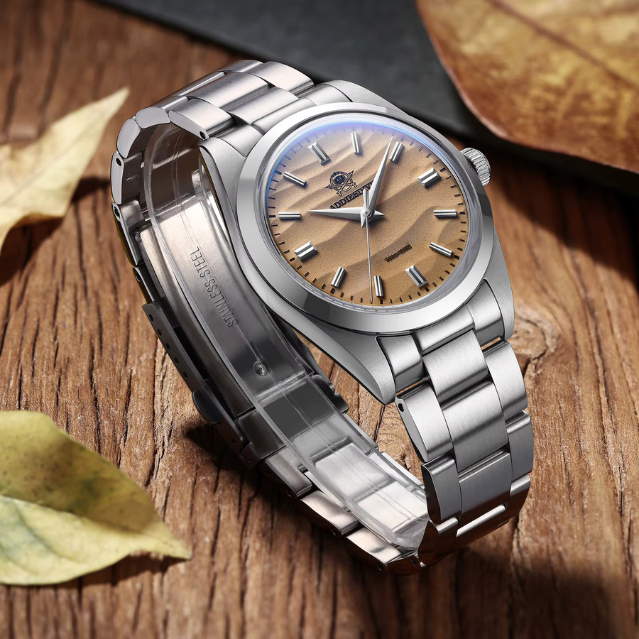 ADDIESDIVE Armbanduhr Edelstahl, Quarz, Weiß, Herren - Bild 2