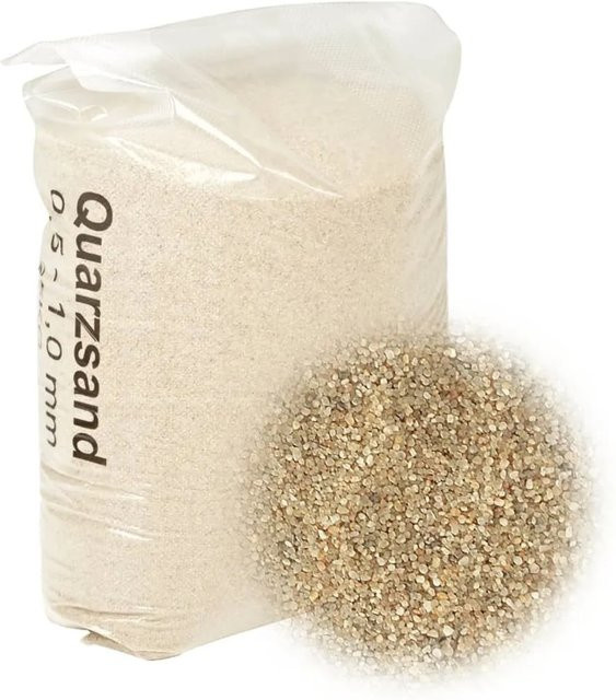 vidaXL Filtersand Quarzsand für Pool und Whirlpool, 25 kg, 0,5-1,0 mm - Bild 1