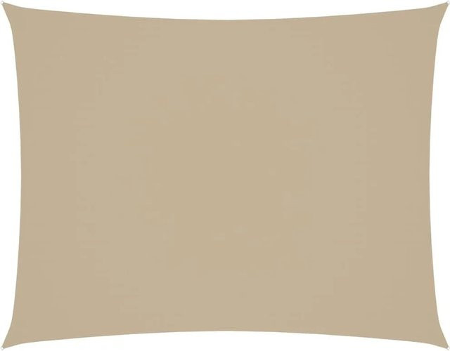 Furnicato Sonnensegel aus PU-beschichtetem Oxford-Gewebe, rechteckig, Beige, B: 350 cm, T: 250 cm - Bild 1