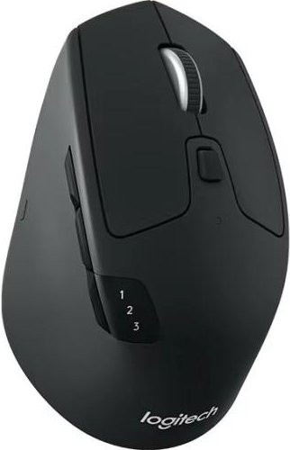 Logitech M720 Bluetooth-Maus und kabellose 2,4-GHz-Maus für das Büro in Schwarz - Bild 1