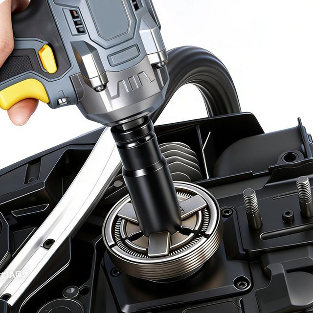 Kupplungssteckschlüssel für Kettensägen in Silber – Demontage- und Montagewerkzeug für die Motorwartung und Installation von Elektrosägen - Bild 1