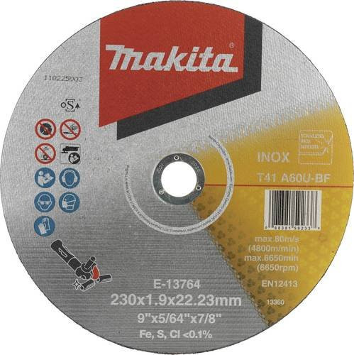 Makita Trennscheibe für Metall, Durchmesser: 230 mm, Farbe: Silber - Bild 1