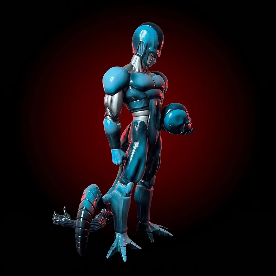 YJ Studio Cooler Anime-Figur, PVC-Statue, 28cm, Blau - Bild 2
