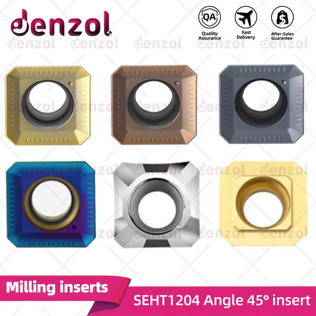 Jenzol SEHT1204 Hartmetalleinsatz Aluminium-Quadratinsatz XM X83 X45 in Silber für 45-Grad-KM12 Planfräskopf - Bild 1